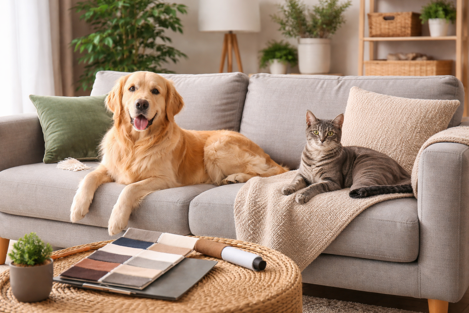 Evcil Hayvan Sahipleri İçin Koltuk Döşeme Rehberi (Tüy ve Leke Sorununa Çözüm)